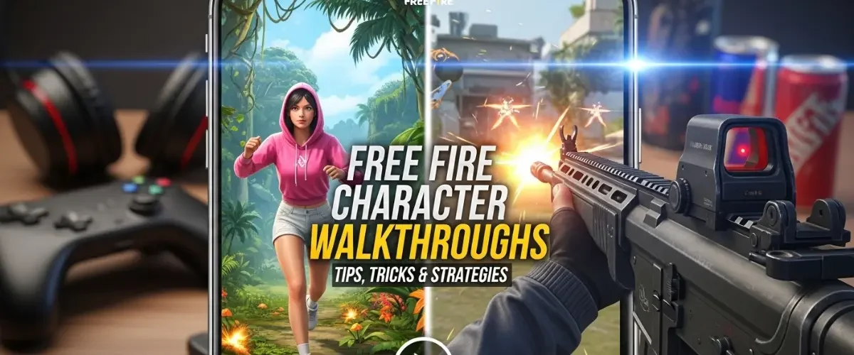 free fire character walkthroughs