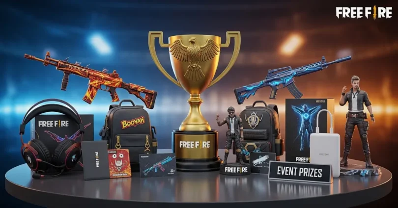 free fire event prizes