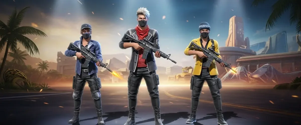 free fire weapons and skins