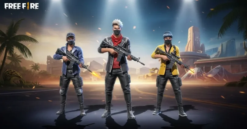 free fire weapons and skins